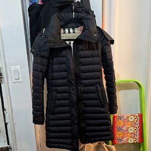 Burberry Women's Black Puffer Coat size XS